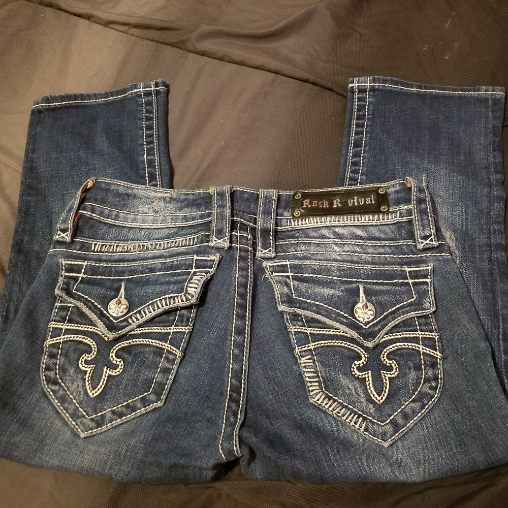 Rock Revival Size 27 Jen Capri